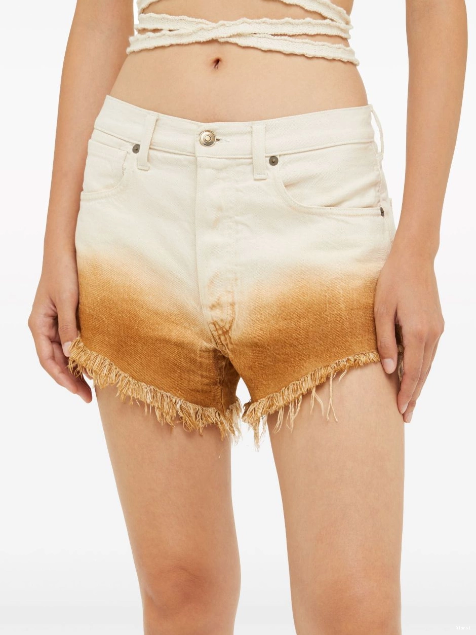 Cheap denim Hues Women Alanui Bright gradient shorts 0821